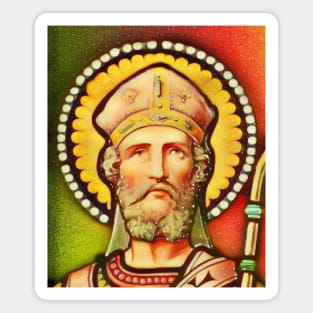 Anselm of Canterbury Snow Portrait | Anselm of Canterbury Artwork 15 Magnet